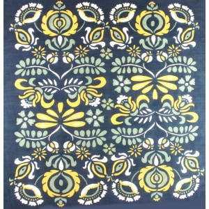 Wool Square Tatiana Jaune Yellow