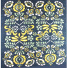 Wool Square Tatiana Jaune Yellow