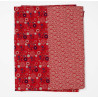 Foulard Coton Bio Kohana Rouge Red