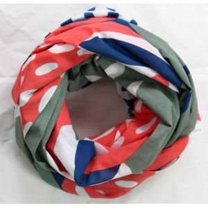 Foulard Coton Bio Onirique Orange 