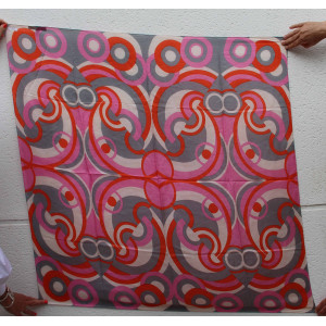 Carre Soie Bubble Fuchsia