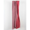 Foulard Coton Bio Pivoine Rouge