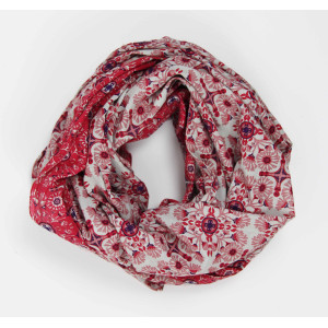 Foulard Coton Bio Tetouan Rose Pink