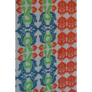 Foulard Coton Bio Baroque Orange