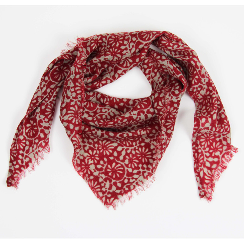 Wool Delta Suzanne Rouge Red