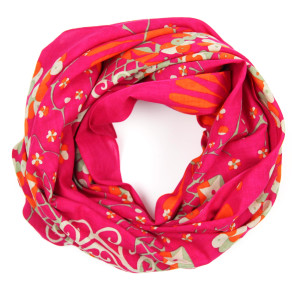 Carré Coton Mariko Fuchsia