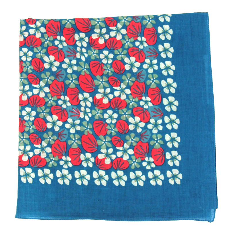 Carré Coton Ondine Brique