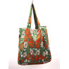 Upcycling Silk Bag Musette Tahiti Kaki