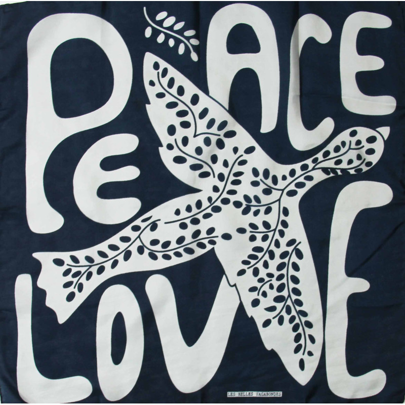Mini Peace and Love Marine Navy
