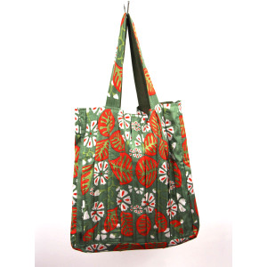 Sac Musette en soie Tahiti Kaki