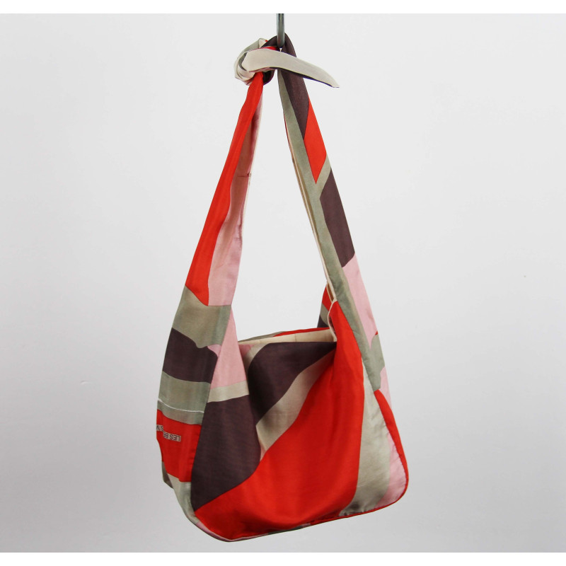 Upcycling Silk Bag Bobby Vivaro Corail