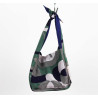 Upcycling Silk Bag Bobby Pendule Prune Plum