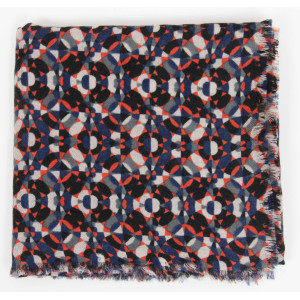 Carré Laine Partition Marine Navy