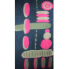XL Wool Scarf Cairn Marine Navy