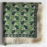 Carré Laine Poème Vert Green