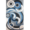 Echarpe XL Vibrations Bleu