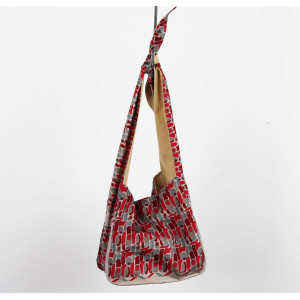 Sac Bobby en Soie Percussion Rouge