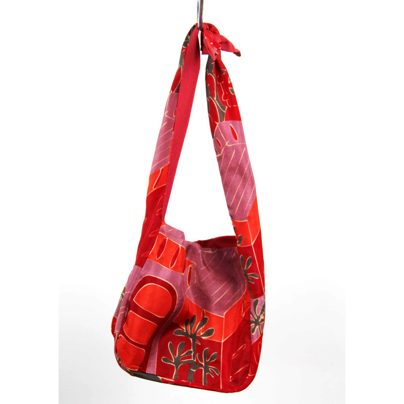 Sac Bobby en Soie Medina Rouge