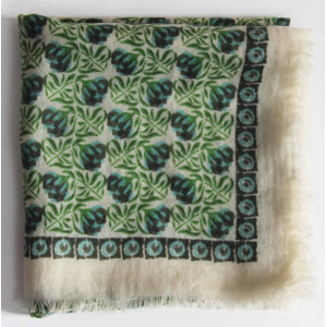 Wool Square Poème Vert Green 