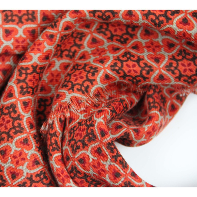 Wool Square Lisbonne Orange