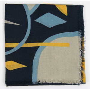 Wool Square Electra Marine Navy