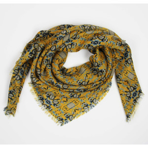 Wool Square Nova Jaune Yellow