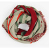 Wool Square Muscari Rouge Red