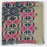 Wool Square Venise Bleu Blue