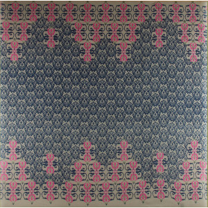 Wool Square Venise Bleu Blue