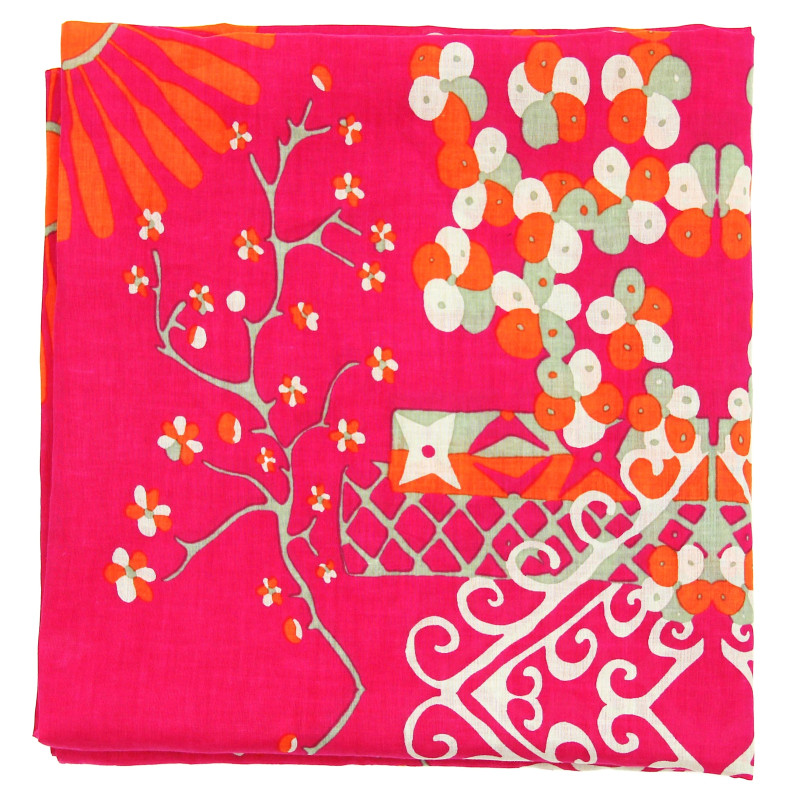 Carré Coton Mariko Fuchsia