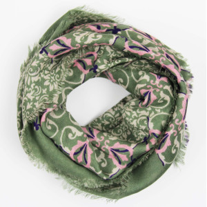 Wool Square Venise Kaki