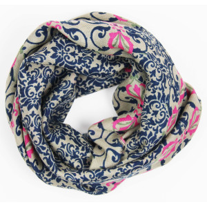 Wool Square Venise Bleu Blue