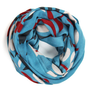 XL Wool Scarf Aliona Turquoise