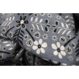 Carré Laine Agata Gris