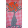 Foulard Coton Bio Baobab Rose Pink