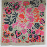 Wool Square Girandole Beige 