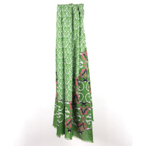 Foulard Coton Bio Medicis Kaki