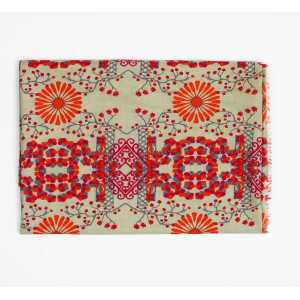 Foulard Coton Bio Ryoko Orange