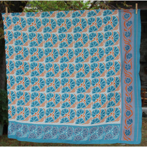 Carre Coton Bio Diego Orange