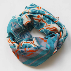 Carre Coton Bio Diego Orange