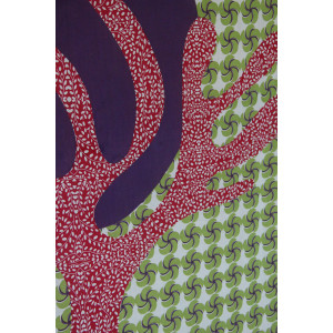 Foulard Coton Bio Baobab Vert Green