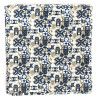 Carré Coton Malmo Marine Navy
