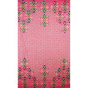 Foulard Coton Bio Medicis Rose