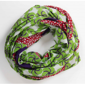 Foulard Coton Bio Baobab Vert Green