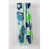 Foulard Coton Bio Poppy Bleu