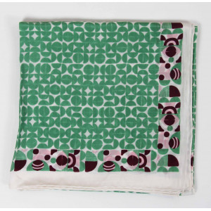 Carré Soie Performance Kaki