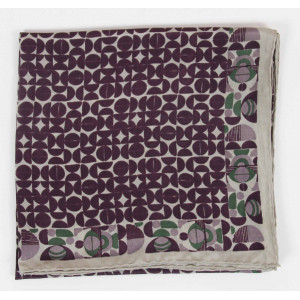 Carré Soie Performance Prune Purple