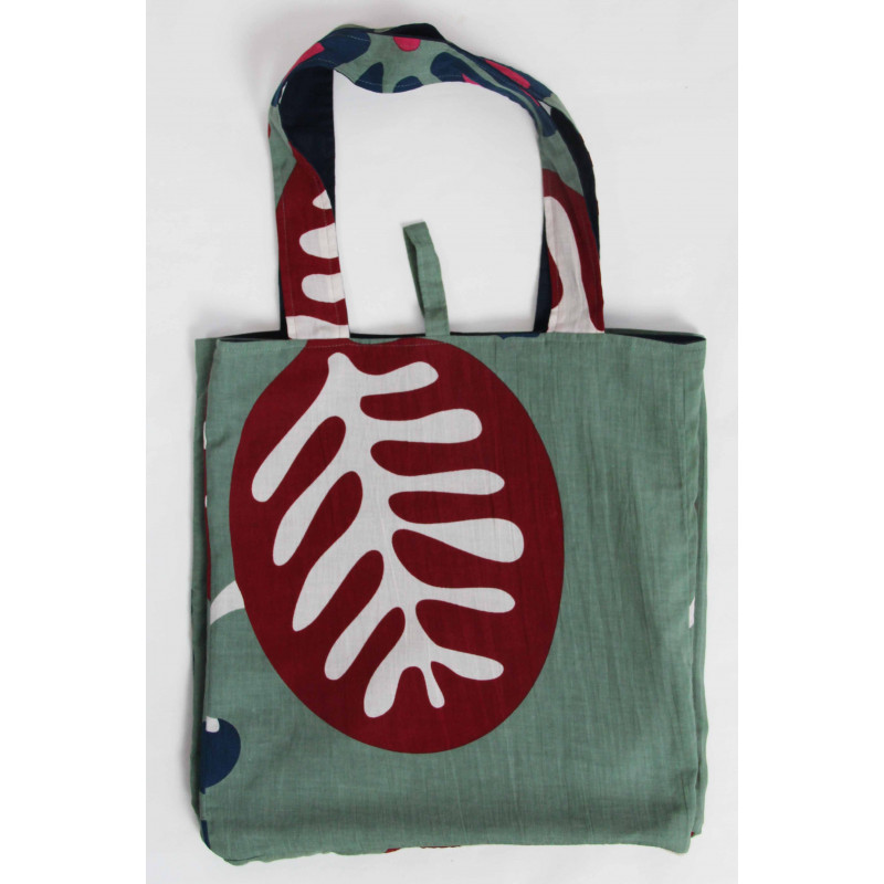 Cabas en Coton Upcycling Equateur Kaki