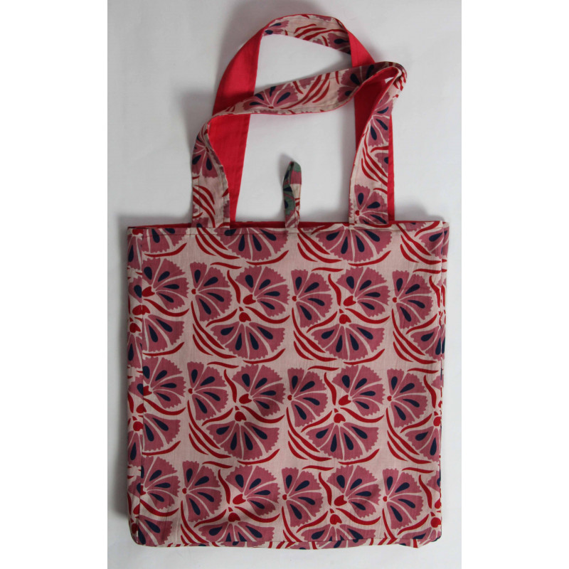 Cabas en Coton Upcycling Bag Diego Rose