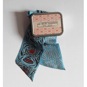 Bandeau Camelia Bleu Blue